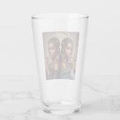 Gemini Zodiac Musician Trompet Glas (Achterkant)