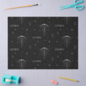 Gemini Zodiac Naadloos Patroon – Hemelse Tweeling  Tissuepapier (Craft)