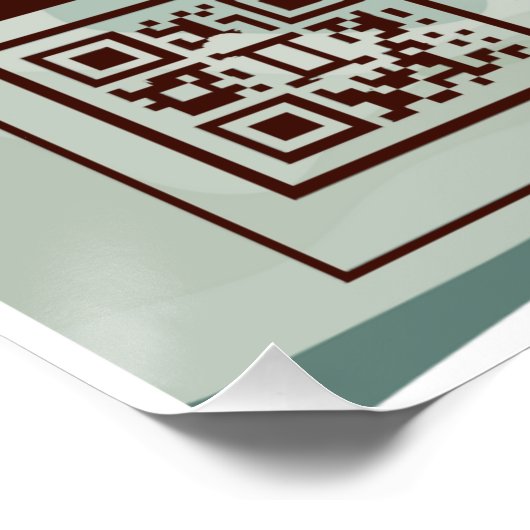 Gemini Zodiac Nutrition Facts Poster – Groen (Hoek)