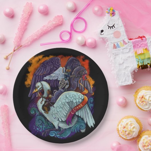 Gemini~zodiac Papieren Bordje (Feest)