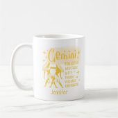 Gemini Zodiac Personalized Traits Horoscope Koffiemok (Links)