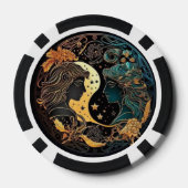 Gemini Zodiac Poker Chips – Astrologie Casino Chip (Achterkant)