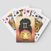 Gemini Zodiac Pokerkaarten (Achterkant)