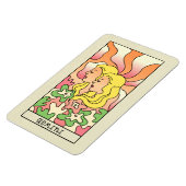 Gemini Zodiac Sign Abstract Art  Magneet (Linkerzijde)