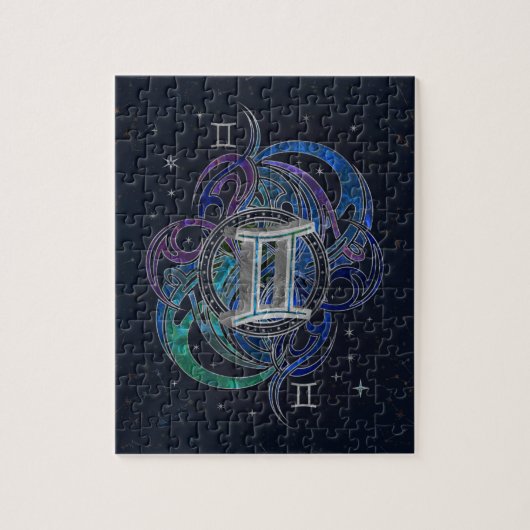 Gemini Zodiac Sign Air Element Legpuzzel (Verticaal)