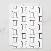 GEMINI Zodiac Sign Astrology May June Wedding Kaart (Achterkant)