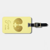 Gemini Zodiac Sign Bagagelabel (Voorkant horizontaal)