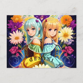 Gemini Zodiac Sign Briefkaart