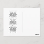 Gemini Zodiac Sign Briefkaart (Achterkant)