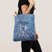 Gemini Zodiac Sign Canvas tas (Dichtbij)