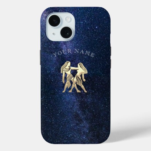 Gemini Zodiac Sign Case-Mate iPhone Case (Achterkant)