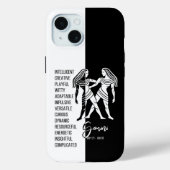 Gemini Zodiac Sign Case-Mate iPhone Case (Achterkant)