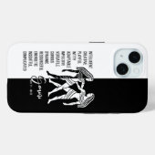 Gemini Zodiac Sign Case-Mate iPhone Case (Achterkant (horizontaal))
