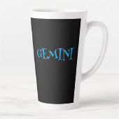 GEMINI ZODIAC SIGN COFFEE Latte Mug Latte Mok (Rechts)