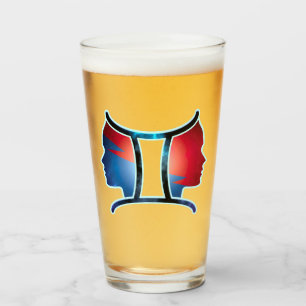 Gemini Zodiac Sign Glas