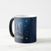 Gemini Zodiac Sign Glyph Morphing Mug Magische Mok (Voorkant links)