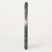 Gemini Zodiac Sign Grunge Distress Silver Case-Mate iPhone Case (Achterkant / rechts)