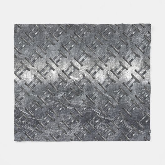 Gemini Zodiac Sign Grunge Distress Silver Fleece Deken (Voorkant (Horizontaal))