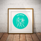 Gemini, Zodiac Sign, Horoscope, Astrology Poster