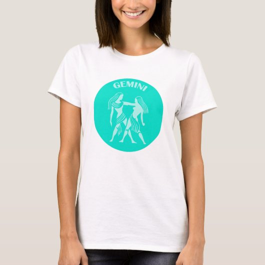 Gemini, Zodiac Sign, Horoscope, Astrology T-shirt (Voorkant)