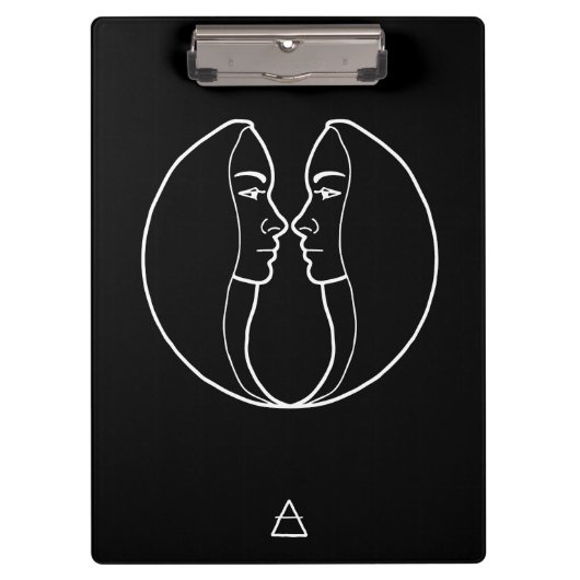 Gemini Zodiac Sign Klembord (Voorkant)