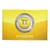 Gemini Zodiac Sign Kussensloop (Achterkant)