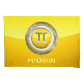 Gemini Zodiac Sign Kussensloop (Voorkant)