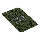 Gemini Zodiac Sign on Green Digital Camo Magneet (Rechterzijde)