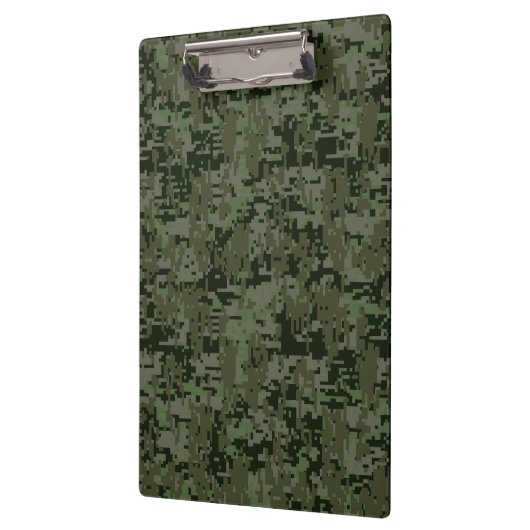 Gemini Zodiac Sign on Green Digital Camouflage Klembord (Links)