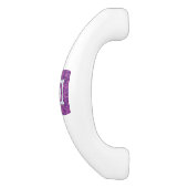 Gemini Zodiac Sign on Pink Digital Camo Keramische Kastgreep (Zijkant)