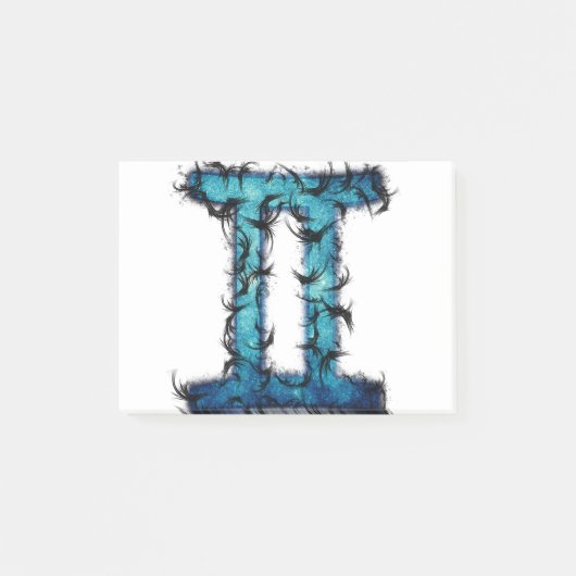 Gemini Zodiac Sign Post-it® Notes (Voorkant)