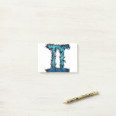 Gemini Zodiac Sign Post-it® Notes (Op bureau)