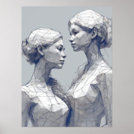 Gemini Zodiac Sign Poster