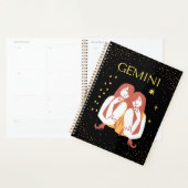 Gemini Zodiac Sign&Quote Modern Elegant Gift Theme Planner (Display)