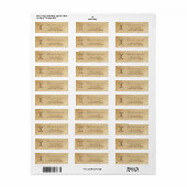 Gemini Zodiac Sign - Retouradreslabels Etiket (Full Sheet)