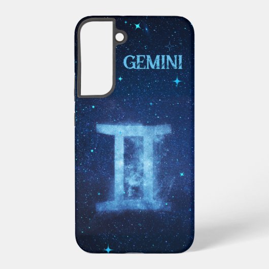 Gemini Zodiac Sign Samsung Galaxy Hoesje (Achterkant)