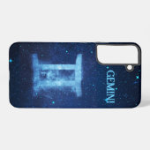 Gemini Zodiac Sign Samsung Galaxy Hoesje (Achterkant horizontaal)