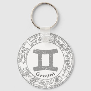 Gemini Zodiac sign Sleutelhanger