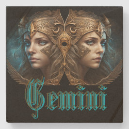 Gemini Zodiac Sign Stenen Onderzetter