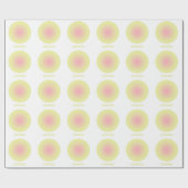 Gemini Zodiac Sign Stylish Gradient Cadeaupapier (Vlak)