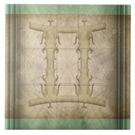 Gemini Zodiac Sign Tegeltje