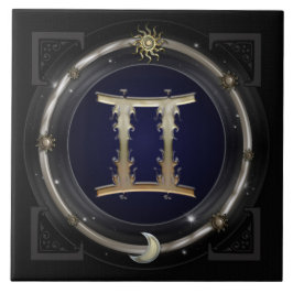Gemini Zodiac Sign Tegeltje