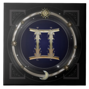 Gemini Zodiac Sign Tegeltje