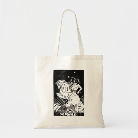 Gemini Zodiac Sign Tote Bag (Voorkant)