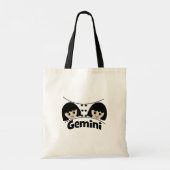 Gemini Zodiac Sign Twins Girls Kinder Tote Bag (Achterkant)