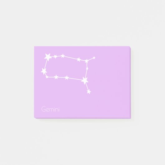 Gemini Zodiac Star Sign Post-it® Notes (Voorkant)