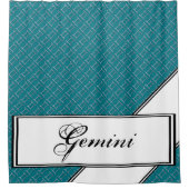 Gemini Zodiac Symbol Element van Kenneth Yoncich Douchegordijn (Voorkant)