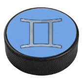 Gemini Zodiac Symbol Element van Kenneth Yoncich Hockey Puck (3/4)