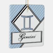 Gemini Zodiac Symbol Element van Kenneth Yoncich Keramisch Ornament (Rechts)
