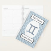 Gemini Zodiac Symbol Element van Kenneth Yoncich Planner (Display)